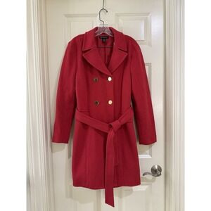 inc international concepts WOMEN 100% cotton red jacket size L